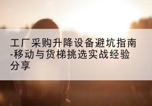 衡阳移动式升降机怎么选-工厂采购升降设备避坑指南-移动与货梯挑选实战经验分享